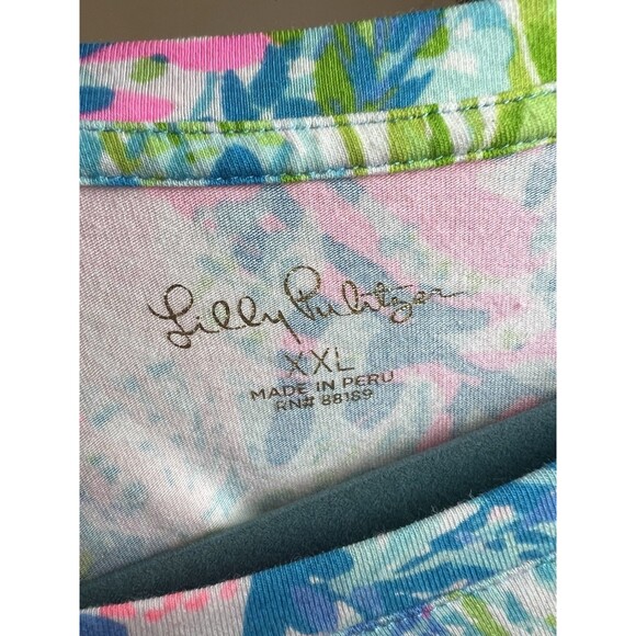 Lilly Pulitzer Size XXL Long Sleeve Multicolor Finn Top - Picture 3 of 5